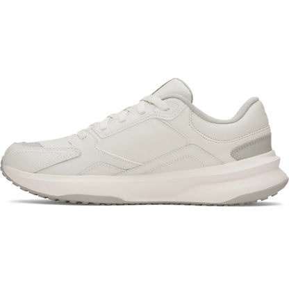 under armour edge lthr μπεζ ανδρικά sneakers πλάγια όψη εσωτερική πλευρά