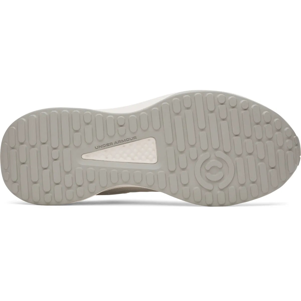 under armour edge lthr μπεζ ανδρικά sneakers κάτω όψη σόλας