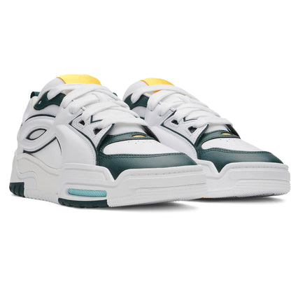 under armour hb lo όψη 3/4 εσωτερική πλευρά σε χρώμα Λευκό - Πράσινο