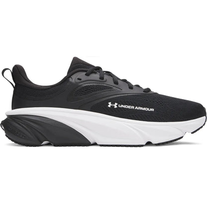 under armour rogue 6 πλάγια όψη εξωτερική πλευρά, χρώμα ασπρόμαύρο