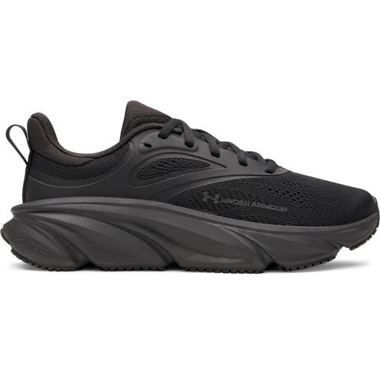 under armour rogue 6 πλάγια όψη εξωτερική πλευρά, μαύρο χρώμα