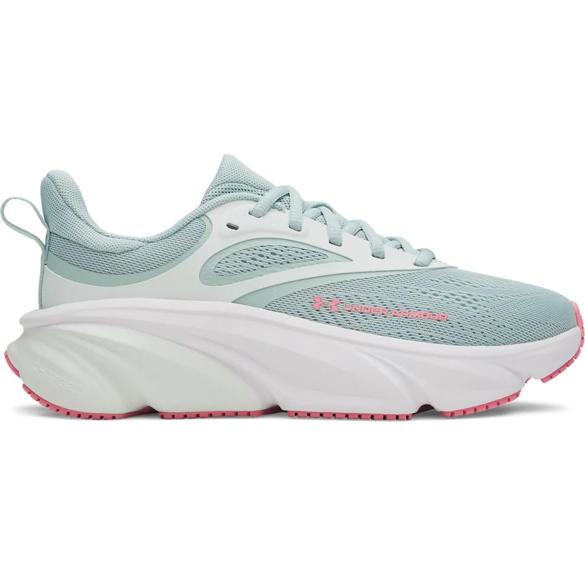 under armour rogue 6 πλάγια όψη εξωτερική πλευρά, χρώμα Πράσινο Μπλέ