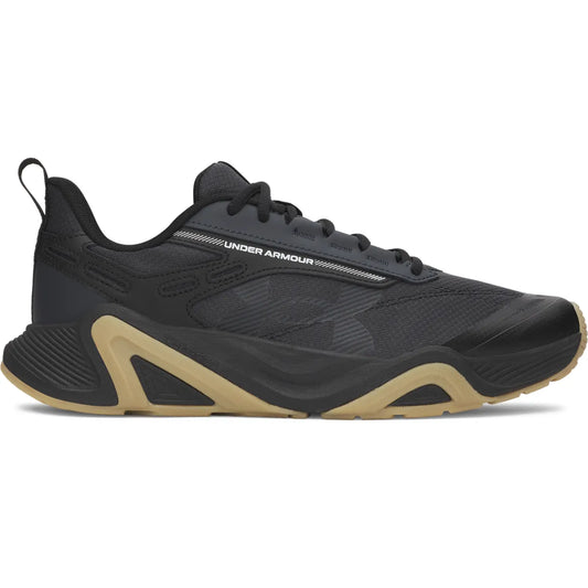 Under Armour Charged Commit TR 5 σε πλάγια θέαση, λεπτομέρεια στο mesh επάνω μέρος