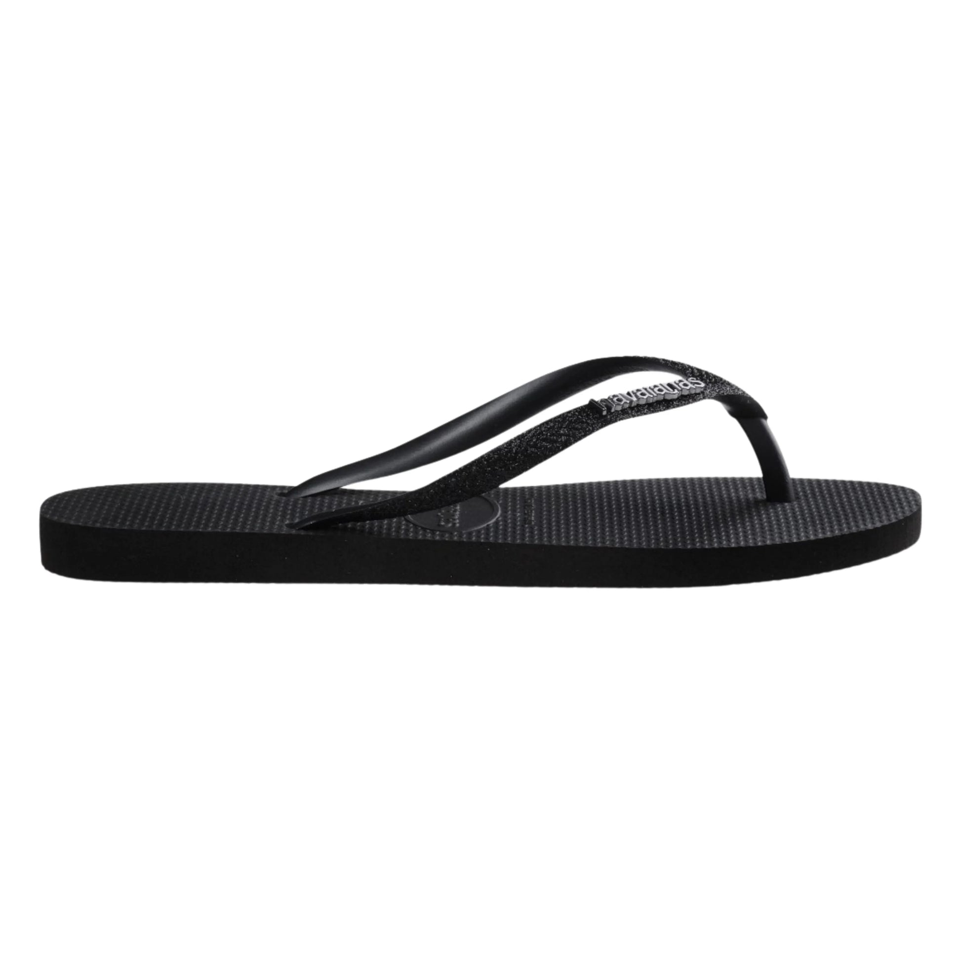 Havaianas Slim Glitter II FC Black πλάγια έξω