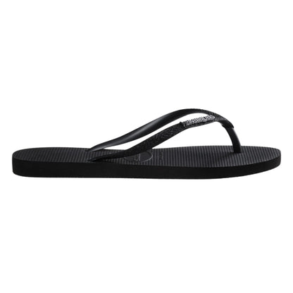 Havaianas Slim Glitter II FC Black πλάγια έξω