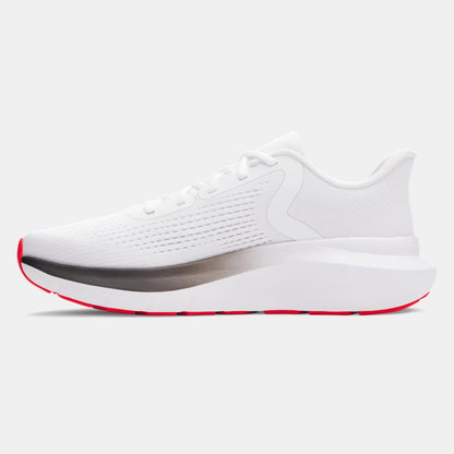 Ανδρικό αθλητικό παπούτσι Under Armour UA Charged Rogue 5 σε λευκό με κόκκινες λεπτομέρειες, Εσωτερική λήψη